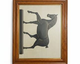 Horse Lithograph Print by Canal Press