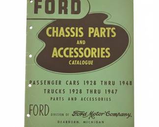 Ford Chassis Parts and Accessories Catalogue, November