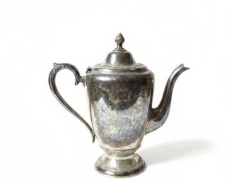 Silver Plated Tea Set with Tray fifth image