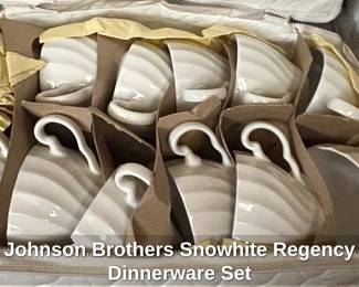Johnson Brothers Snowhite Regency Dinnerware Set