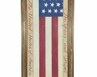 The United States of America Stars and Stripes Framed Wall Art