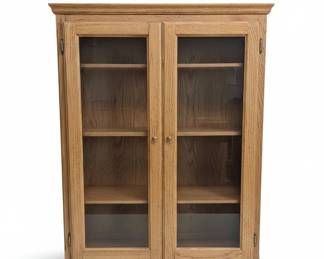 Oak Curio Cabinet