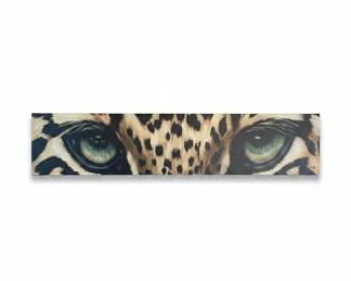 Leopard Eyes DANA x Canvas Print, Framed