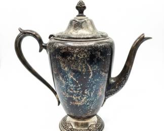 Silver Plated Tea Set with Tray fourth image