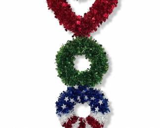 Assorted Holiday Wreaths and Decorations