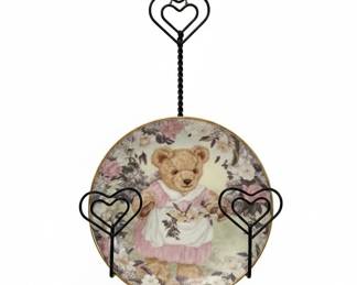 Collectors Plates with Teddy Bear Motifs by The Leonidas Collection second image