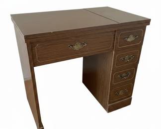 Vintage Singer Sewing Machine Desk