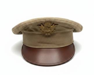 US Army Air Forces USAAF Officers Crusher Cap