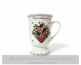 The Twelve Days of Christmas Mugs by American Atelier second image
