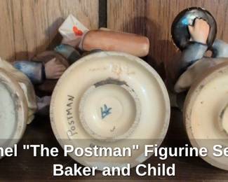 Hummel The Postman Figurine Set with Baker and Child second image