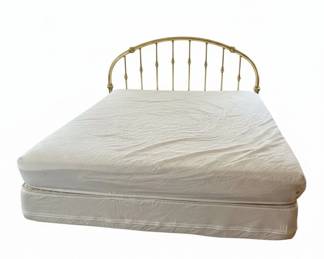 Vintage Brass Arch Headboard