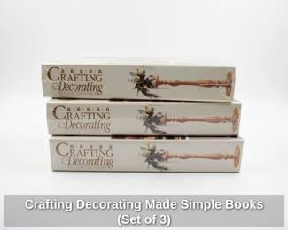 Crafting Decorating Made Simple Books Set of