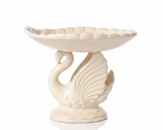 Vintage Ceramic Swan Planter
