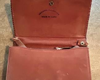 Vintage Genuine Alligator Clutch Wallet with Taxidermied Head Made in Cuba third image