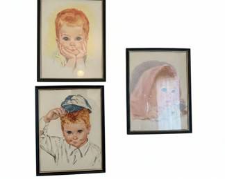 Vintage Northern Tissue Children Prints by Frances Hook second image