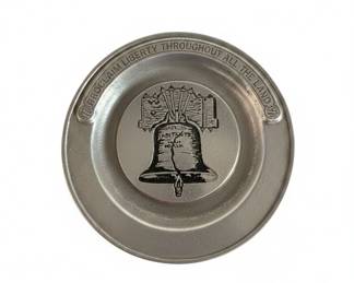 The Great American Revolution Commemorative Plate and Civil War Centennial Commemorative Plate Set with Liberty Bell Dish third image