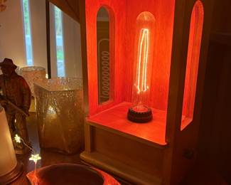 Edison Style Filament Lamp with Wooden Casing