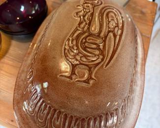 Vintage Ceramic Rooster Mold/Terrine