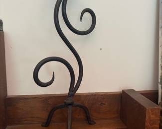 Wrought Iron Floor Candelabra
