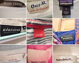 Assorted Designer & Mid-Range Apparel Labels