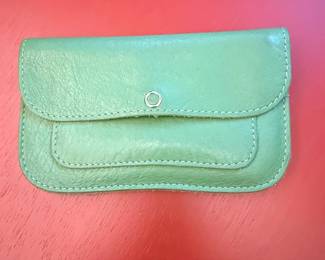 Keezie Cat & Birds Leather Pouch - Cat Chase Small