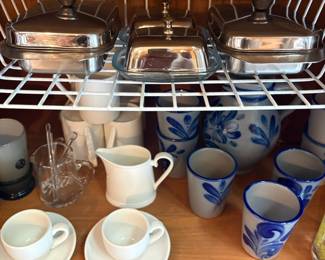 Silver-Plated Butter Dish Set with Glass Liner