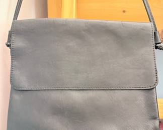 Unbranded Black Leather Crossbody Bag