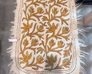 Kashmiri Embroidered Namda Rug