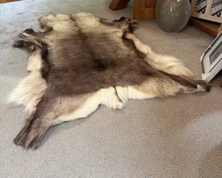 Genuine Reindeer Hide Rug