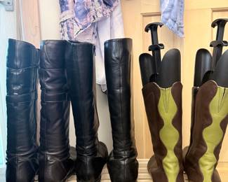 Women's Leather Knee-High Boots