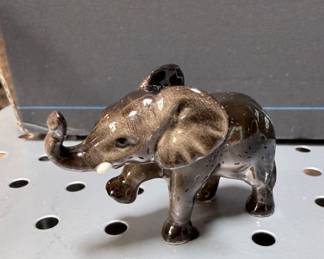 Mini Little Critterz African Elephant Calf Figurine