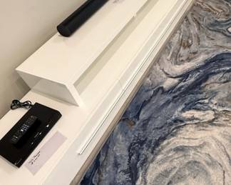 CB Chill High Gloss White Media Console