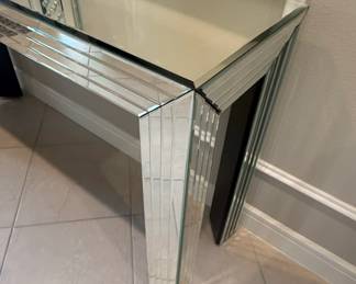 Mirrored Console Table second image