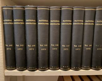 National Geographic 1964 thru 1989 Volumes