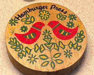 Pennsylvania Dutch Hamburger press