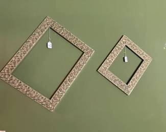 Vintage Gold tone Swirly Pattern Frames