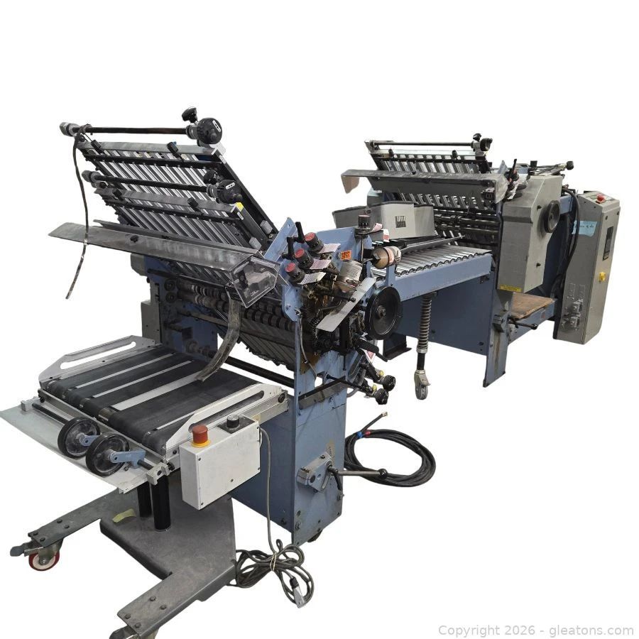Stahl B20 Pile Feed Paper Folder Featuring An 8 Page Unit
