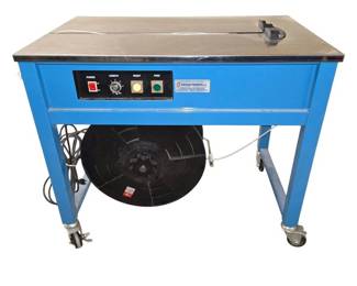 Transpak TP202 Semi Automatic Strapping Machine Used For Packaging And Securing Cartons