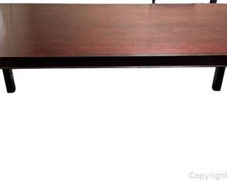 Bernhardt Rectangle Dining Table Office Desk With Optional Glass Top