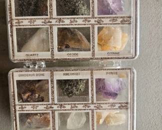 Two packages of six compartments of minerals found in mother Earth
