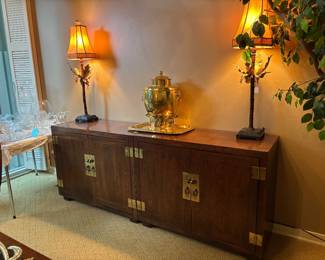 Henredon campaign chest(pair)
