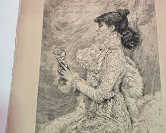 Jules BastienLepage A Sarah Bernhardt and Blanche II Prints second image