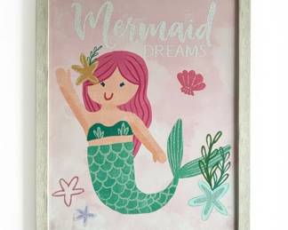 Framed Mermaid Dreams Wall Art