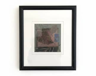 Sarah Van Beckum Leaves Pair Mixed Media Artwork second image