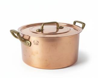 Mauviel MB Copper Stock Pot with Lid third image