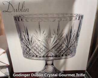 Godinger Dublin Crystal Gourmet Trifle Bowl