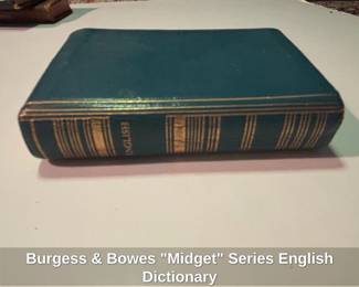 Burgess Bowes Midget Series English Dictionary second image