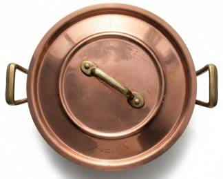 Mauviel MB Copper Stock Pot with Lid