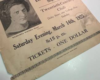 Concert Program for Wilhelmina Wolthus, Pianist second image