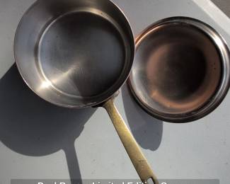 Paul Revere Limited Edition Copper Saucepan with Stainless Steel Interior third image